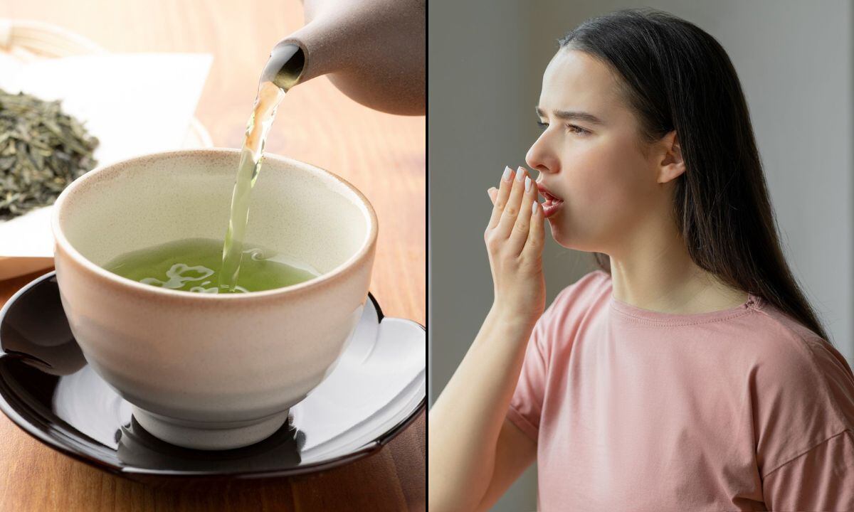 El té verde erradica el mal aliento.