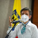 La alcaldesa de Bogotá, Claudia López junto con la Subsecretaria de Salud anuncian una nueva campaña de autoconciencia y distanciamiento social en medio de la próxima vacunación COVID-19 en Bogotá, Colombia, el 11 de febrero de 2021. Bogotá recibirá 7673 vacunas covid-19 para prevenir la propagación de la enfermedad al personal sanitario público y privado. (Foto de Sebastian Barros / NurPhoto a través de Getty Images)