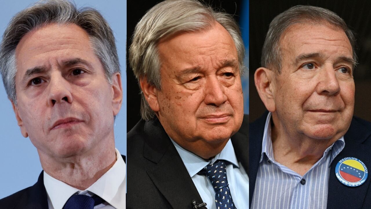 Antony Blinken, Antonio Guterres, Edmundo González