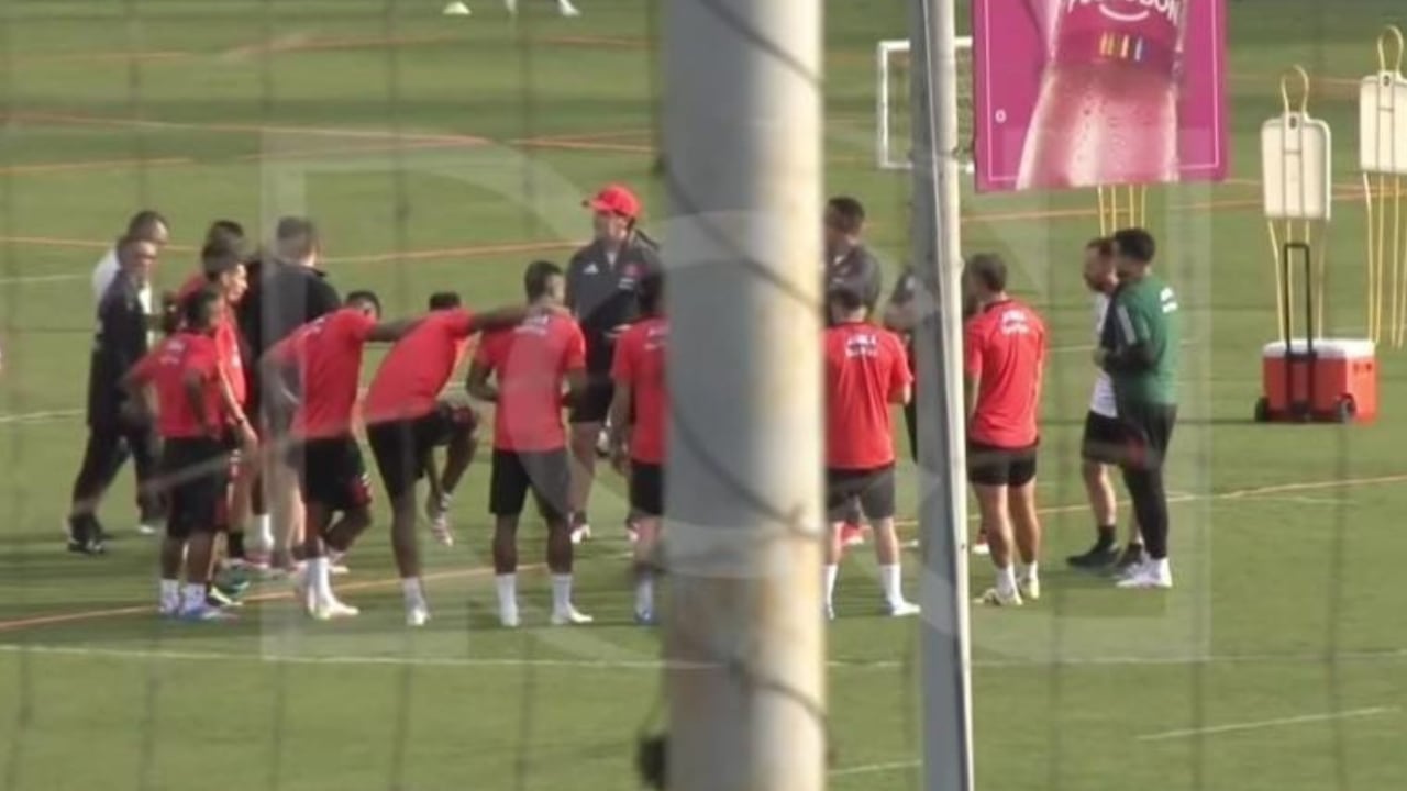 Selección Colombia en la concentración que se viene llevando a cabo en Medellín