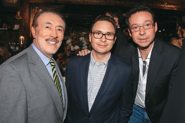 William Vinasco, Nicolás Uribe y Vicente Casas.