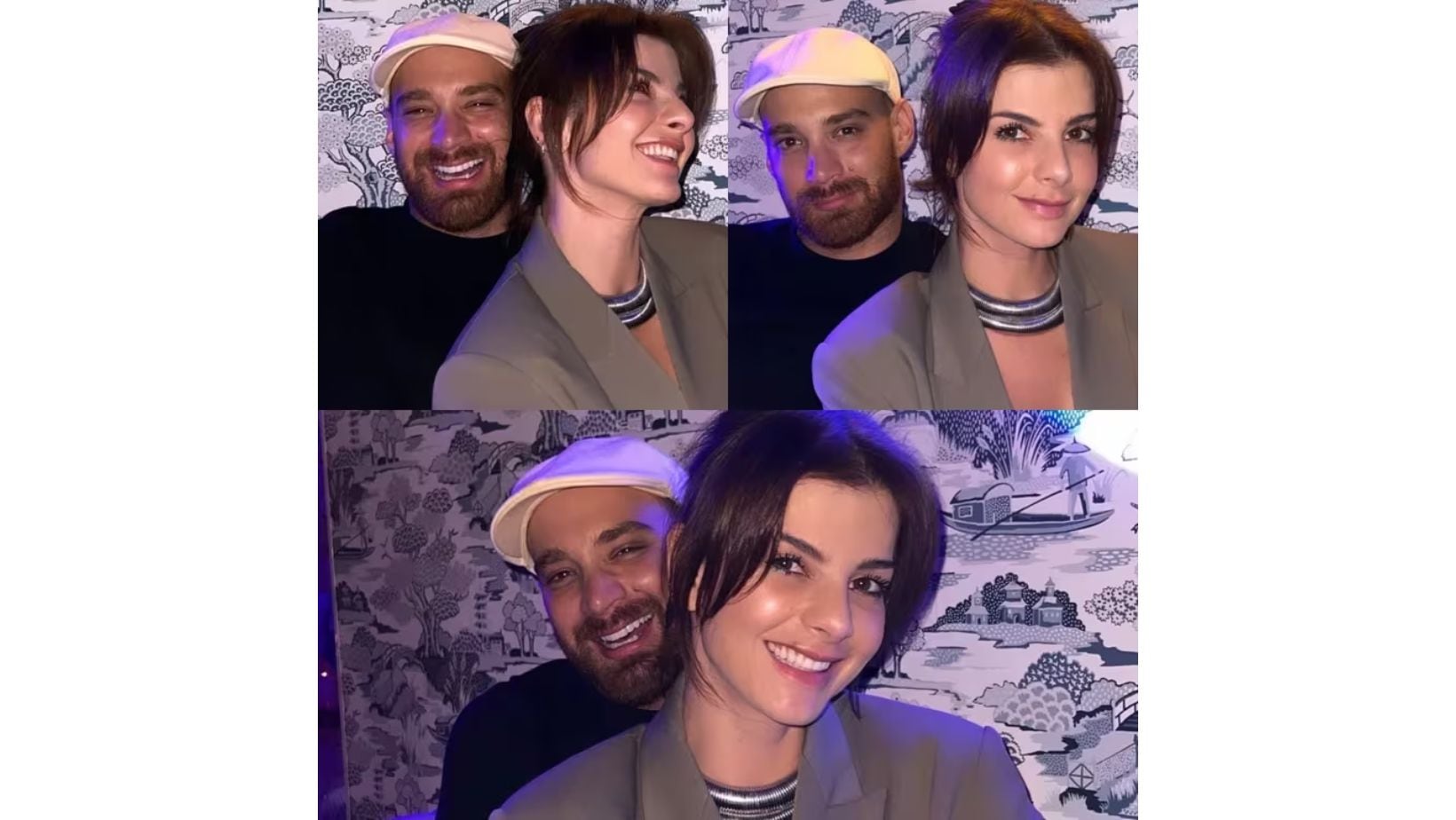 Carolina Cruz reapareció con nuevo look y mostrando a su novio