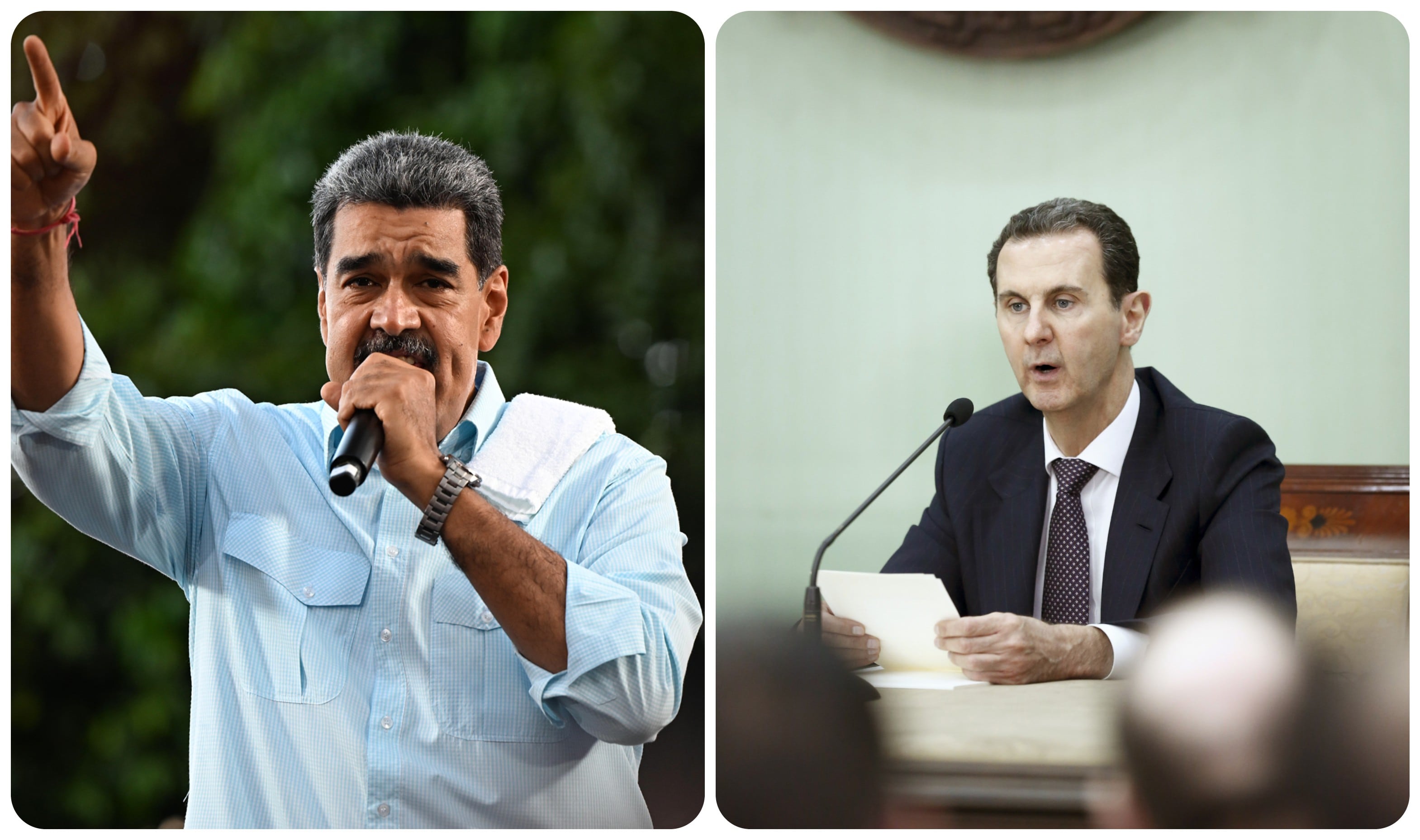 Nicolás Maduro y Bashar al-Assad