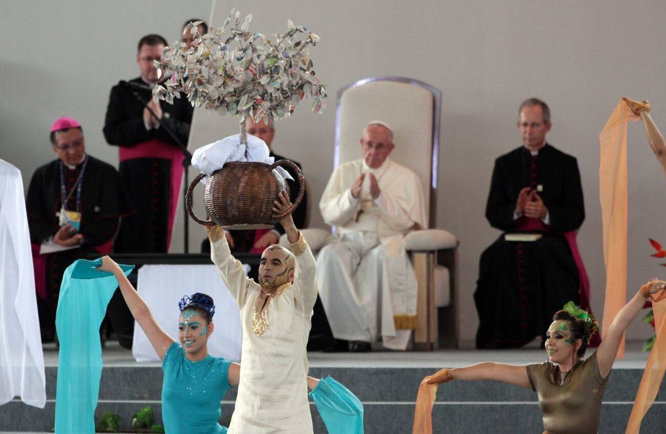 "No pierdan la paz por la cizaña", dijo el papa. Foto: León Darío Peláez