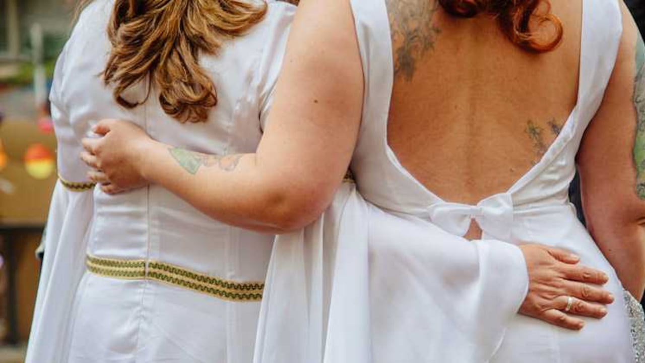 Matrimonio entre dos mujeres. Imagen de referencia.