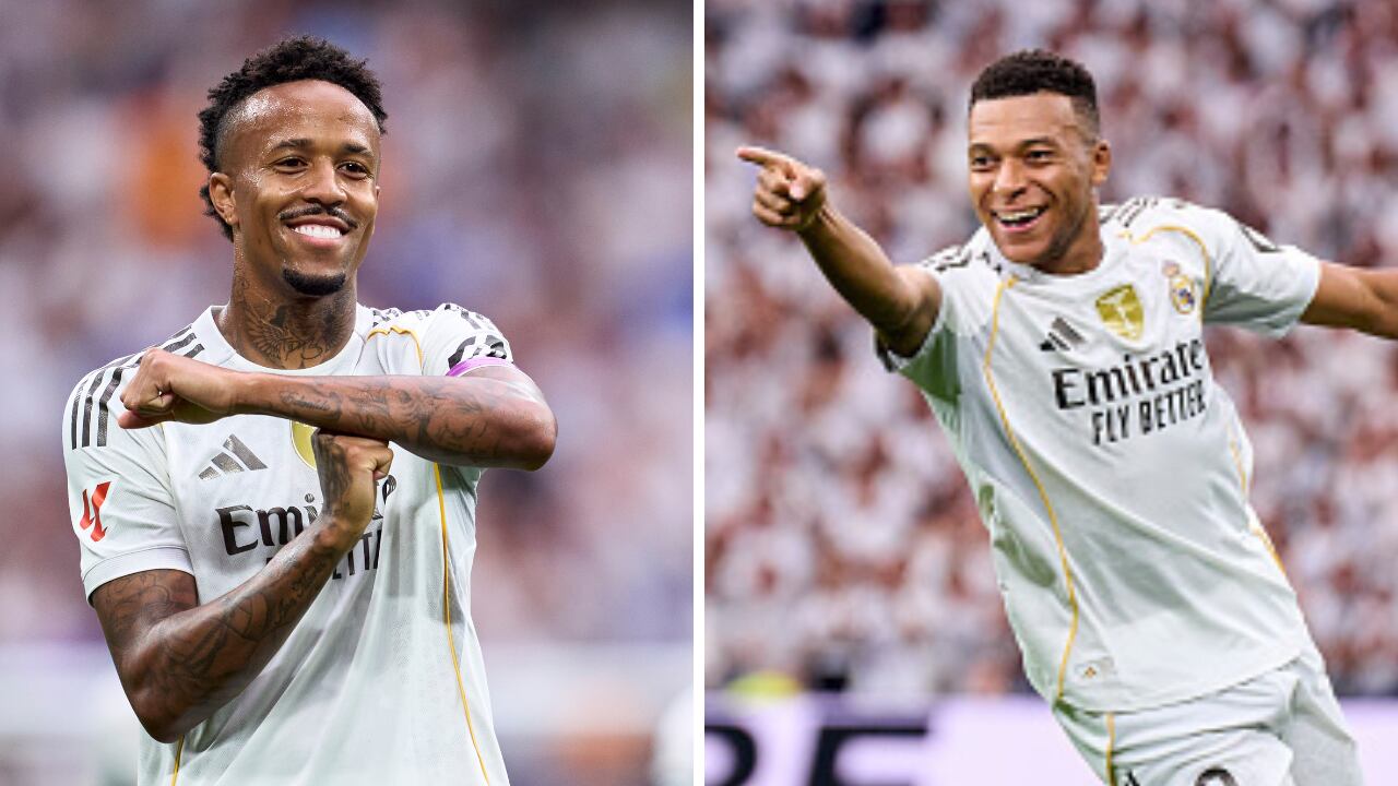 Militão y Mbappé, protagonistas en el triunfo de Real Madrid sobre Espanyol. ANotaron golazos.