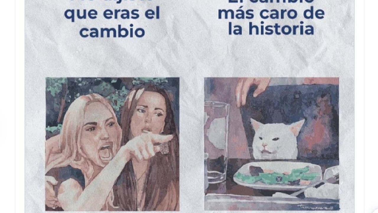 La imagen fue compartida en sus redes sociales por el partido opositor al gobierno del presidente Petro.