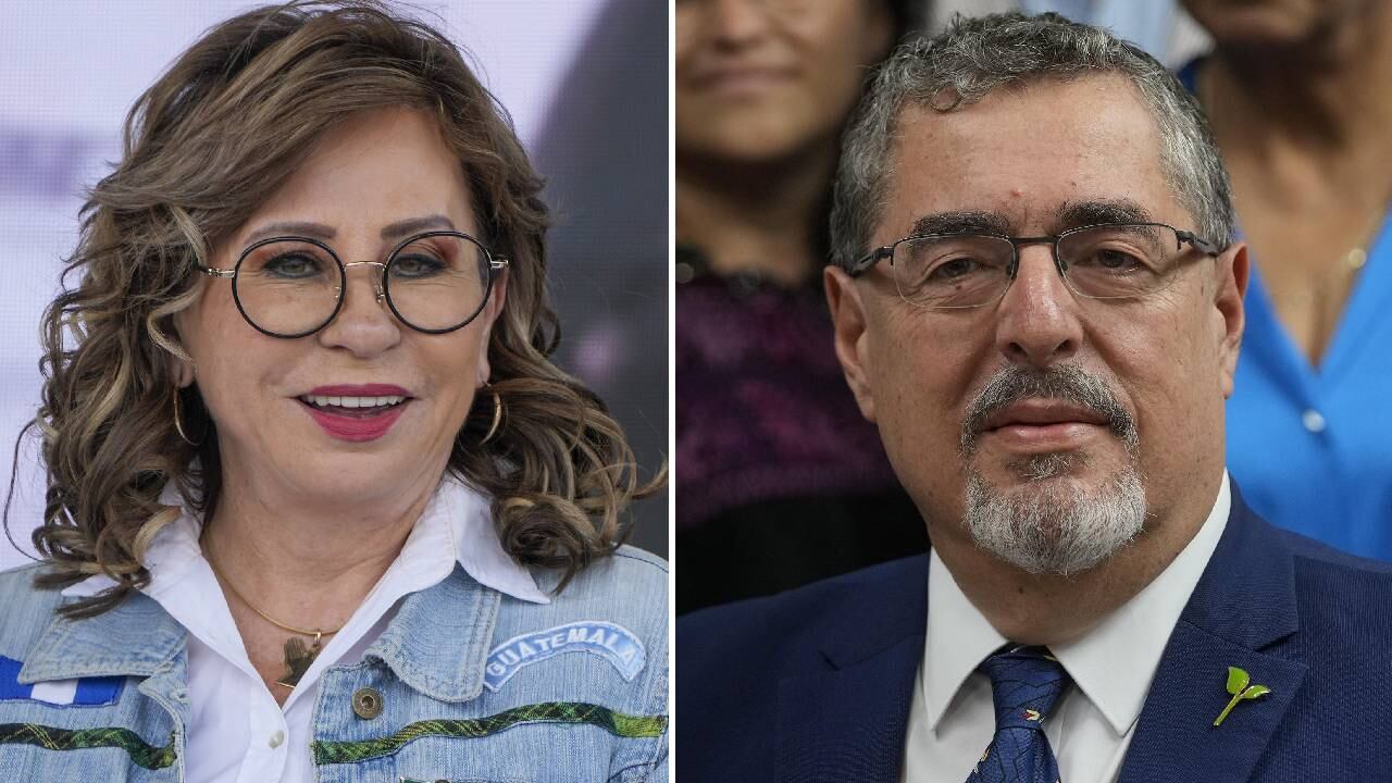 Sandra Torres, de Unidad Nacional de la Esperanza, UNE, y Bernardo Arévalo, candidato del Movimiento Semilla, se disputarán este domingo la presidencia en Guatemala.