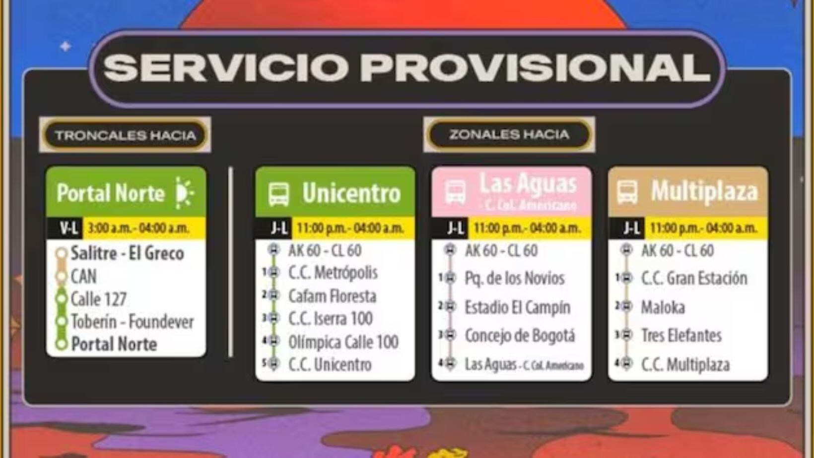Festival Estéreo Picnic 2024: Transmilenio habilita rutas especiales hasta la madrugada