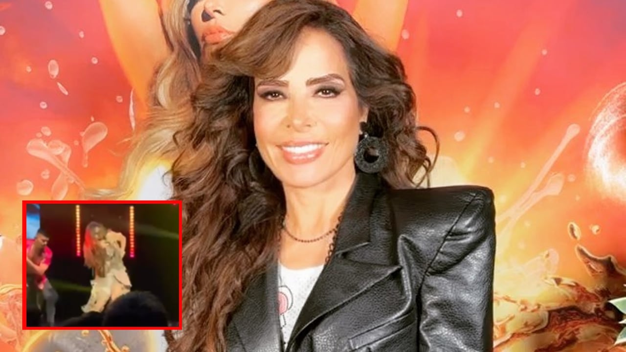 Bochornoso momento de Gloria Trevi en pleno concierto.