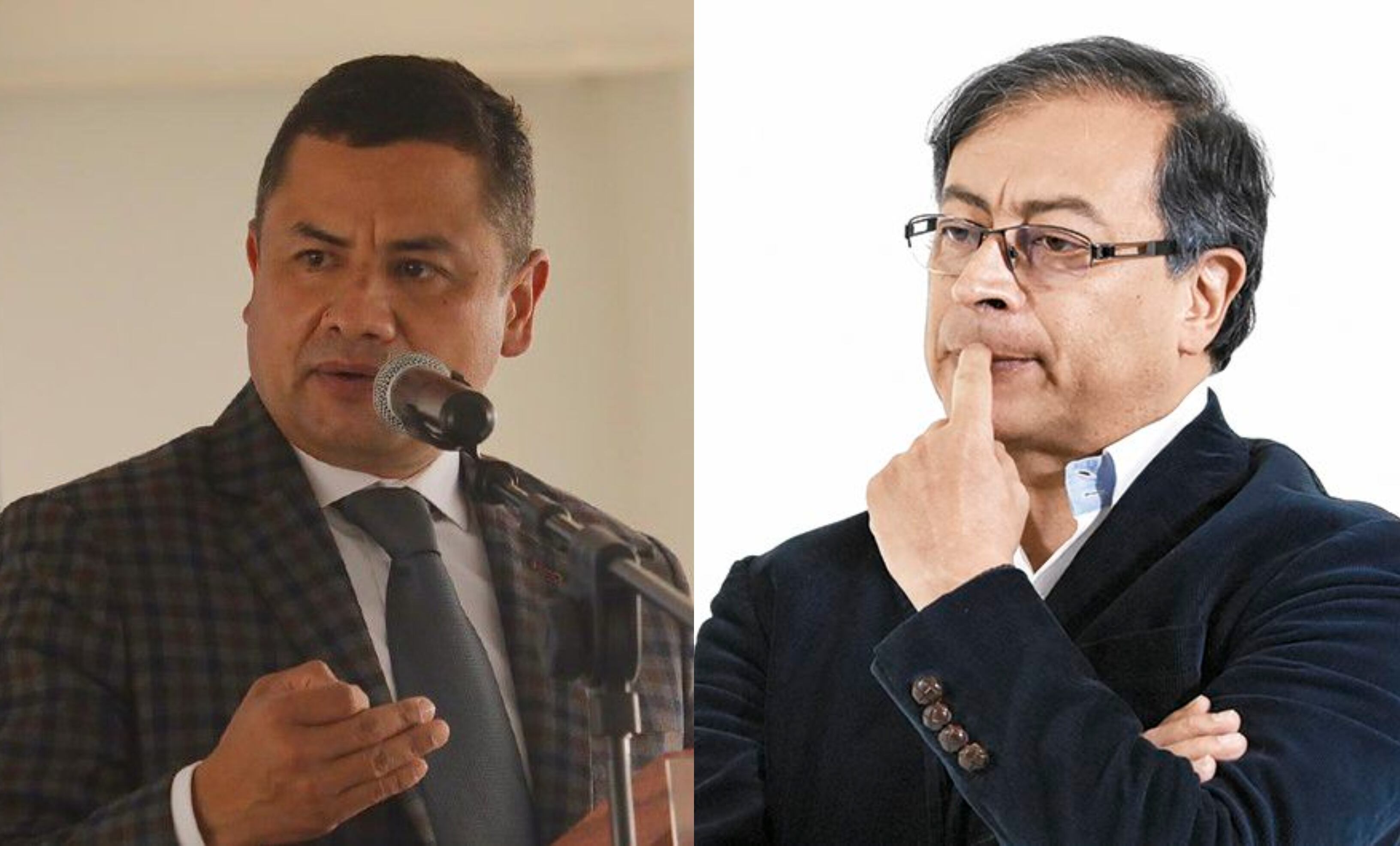 Rafael Guarín y Gustavo Petro.