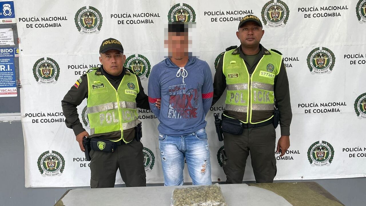 El sujeto fue capturado en medio de labores de registro