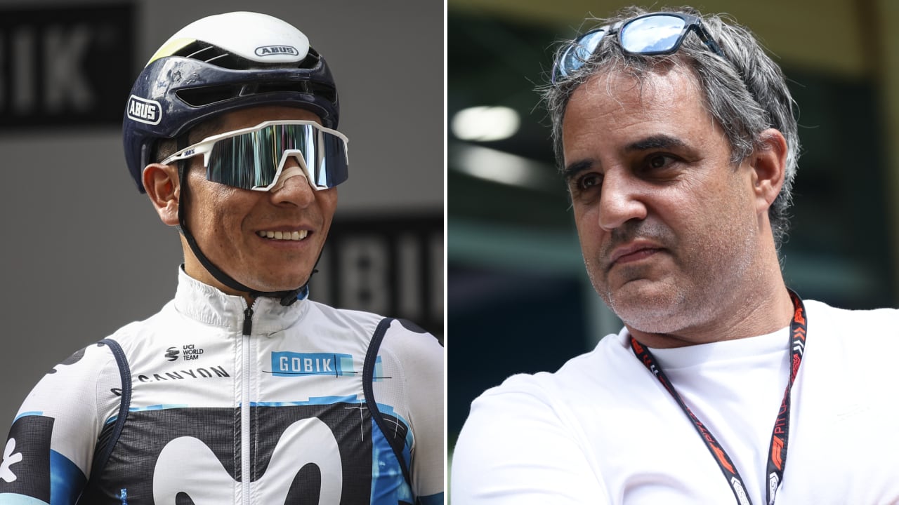 Nairo Quintana y Juan Pablo Montoya, dos de los deportistas más importantes de Colombia