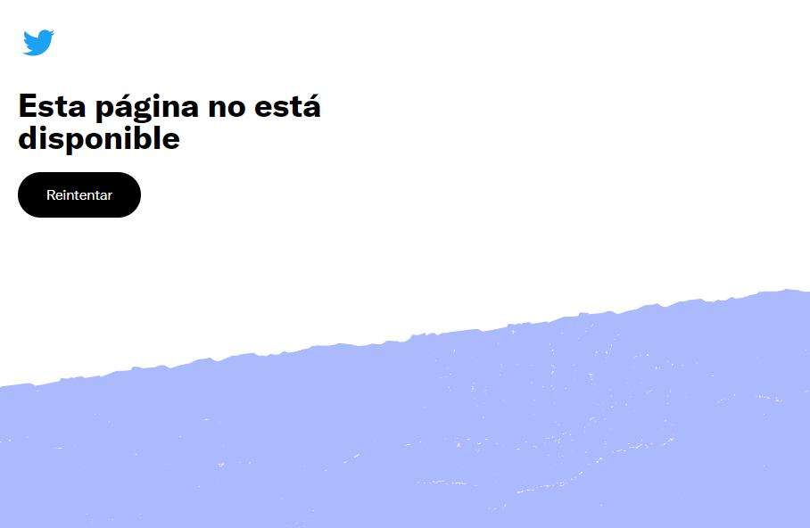 Caída Twitter.