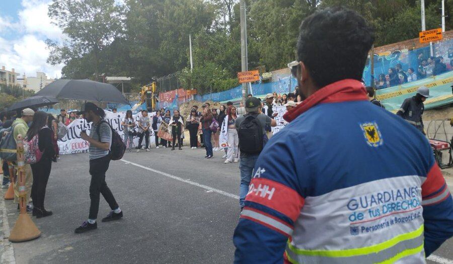 Bloqueos en la vía este 29 de agosto.