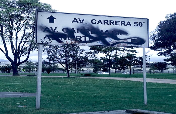 Avenida carrera 50 cerca a la Universidad Nacional. Foto: Archivo SEMANA.