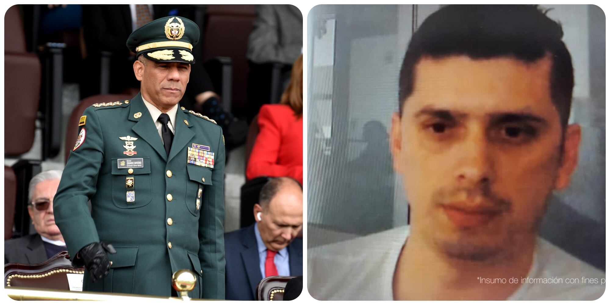 El general (r) Eduardo Zapateiro reaccionó a los señalamientos del narcochofer.