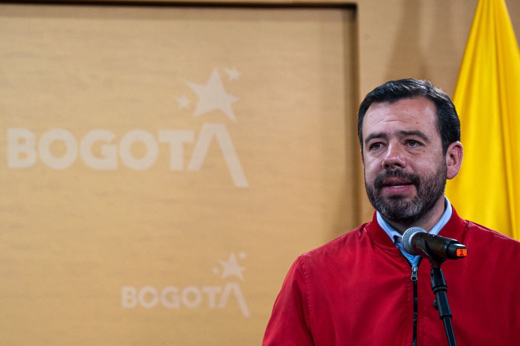 Carlos Fernando Galán, alcalde de Bogotá, el 30 de octubre de 2023 en la capital colombiana