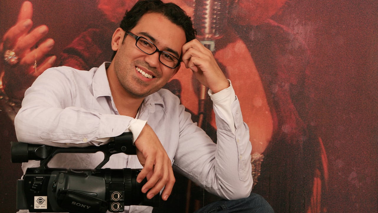 Daniel Álvarez en Bogotá el 11 de Febrero de 2010. Daniel elaboró un documental sobre la vida de Fanny Mikey. FOTO: Gerardo GOMEZ. JET SET