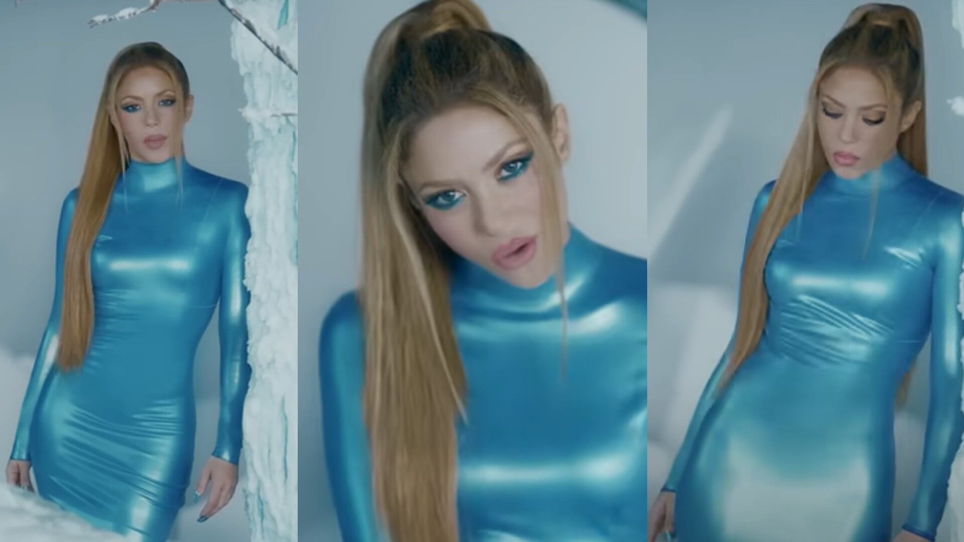 El 'outfit' que usa Shakira en 'TQG'.