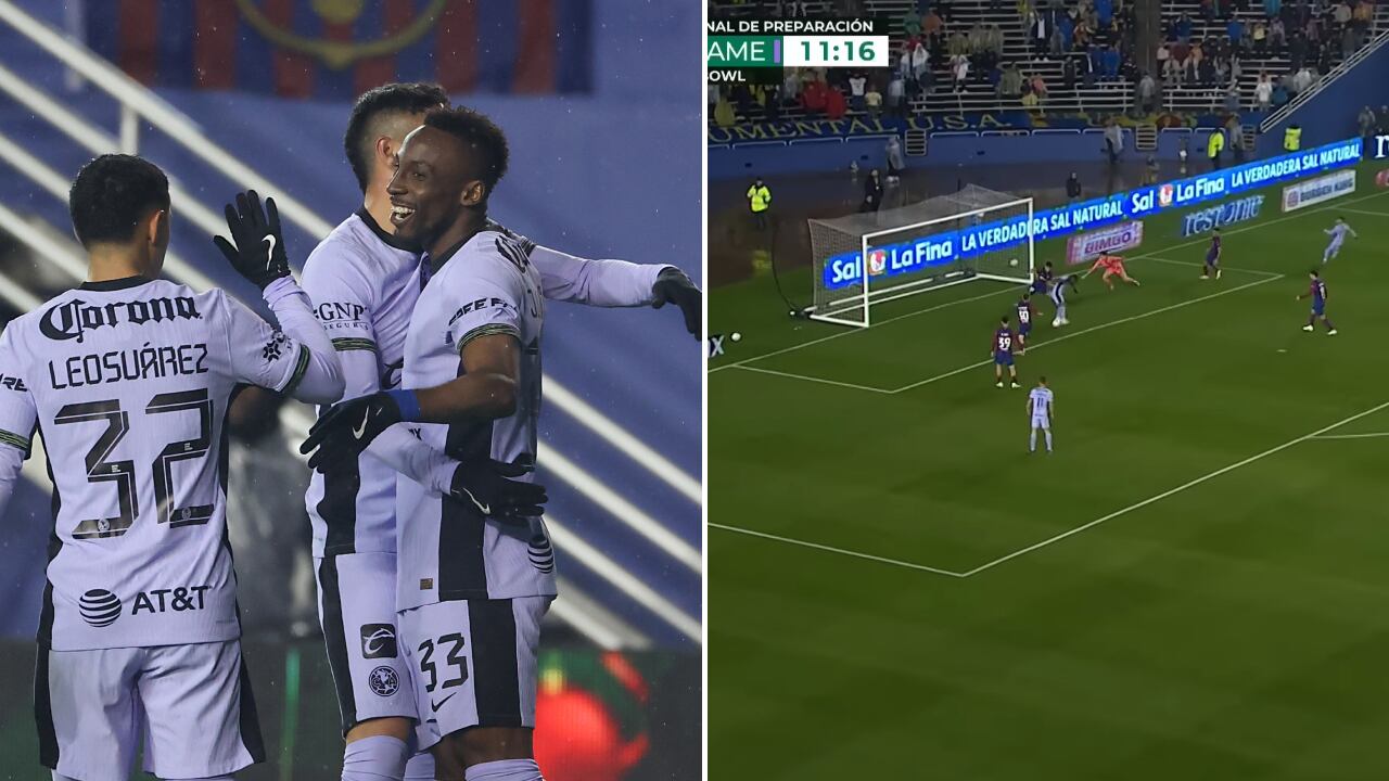 Julián Quiñones salió figura del amistoso contra Barcelona