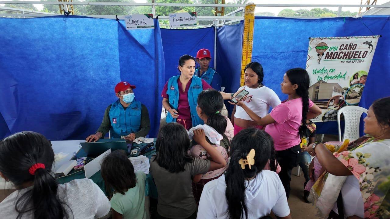 Hospital itinerante en Casanare.