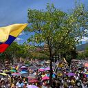 Marcha en Medellín