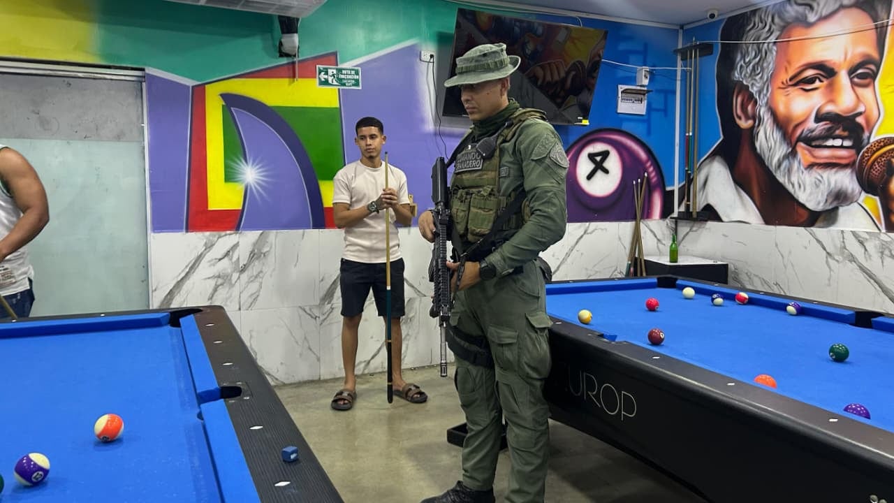 Policía hace controles en Barranquilla.