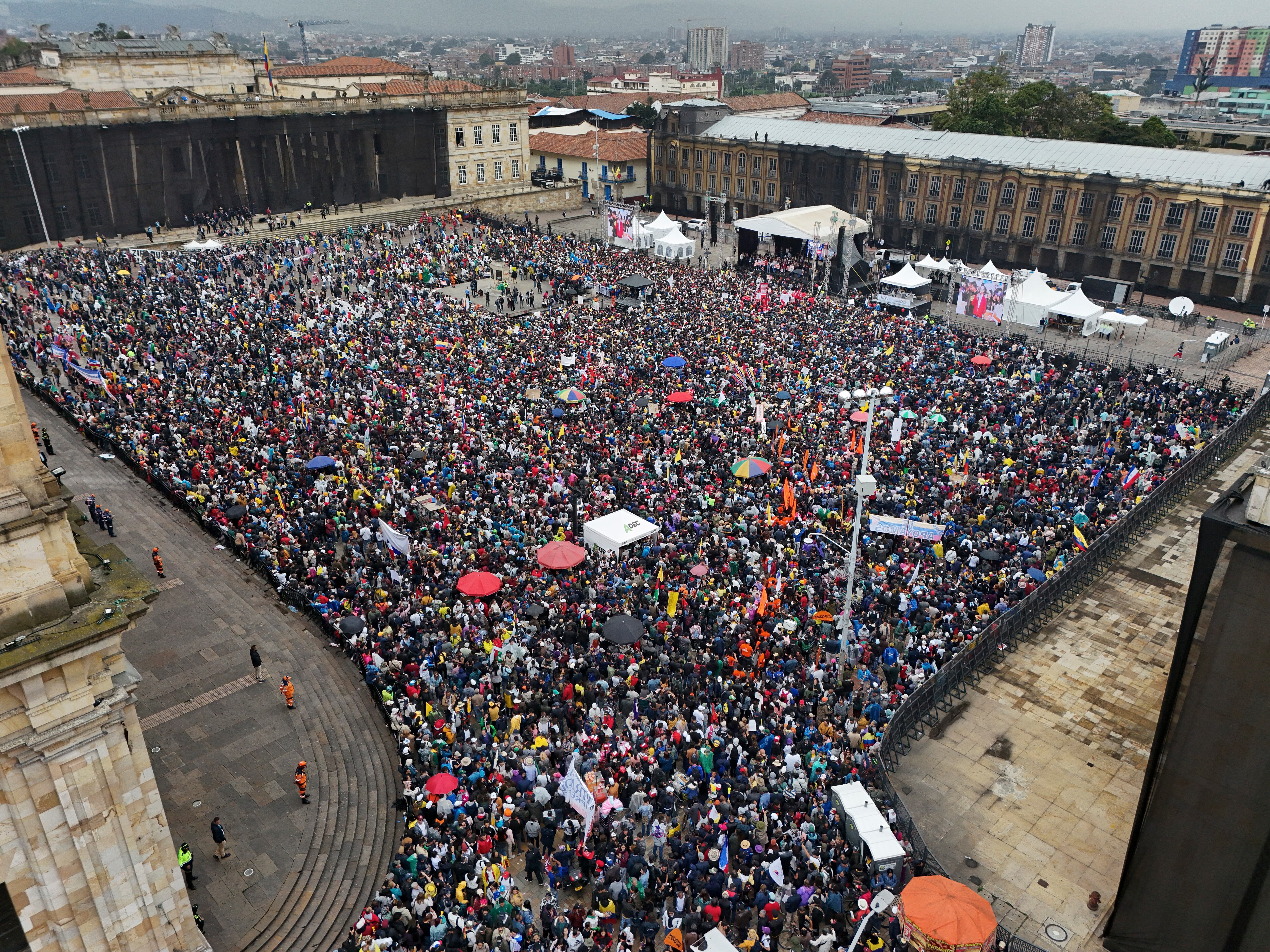 Marcha 18 marzo 2225 Gustavo Petro Plaza de Bolivar