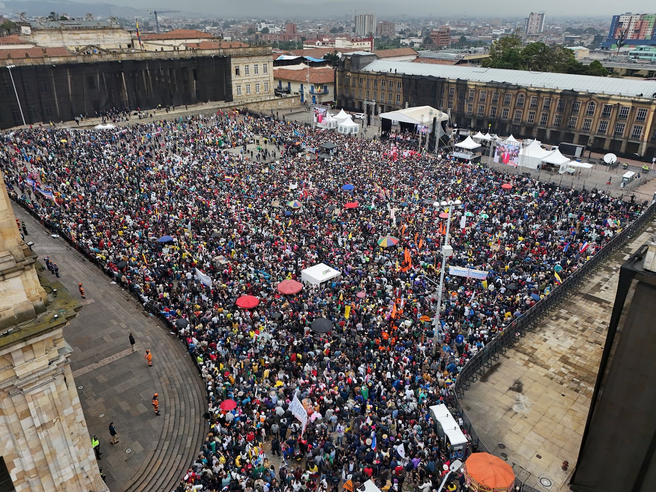 Marcha 18 marzo 2225 Gustavo Petro Plaza de Bolivar