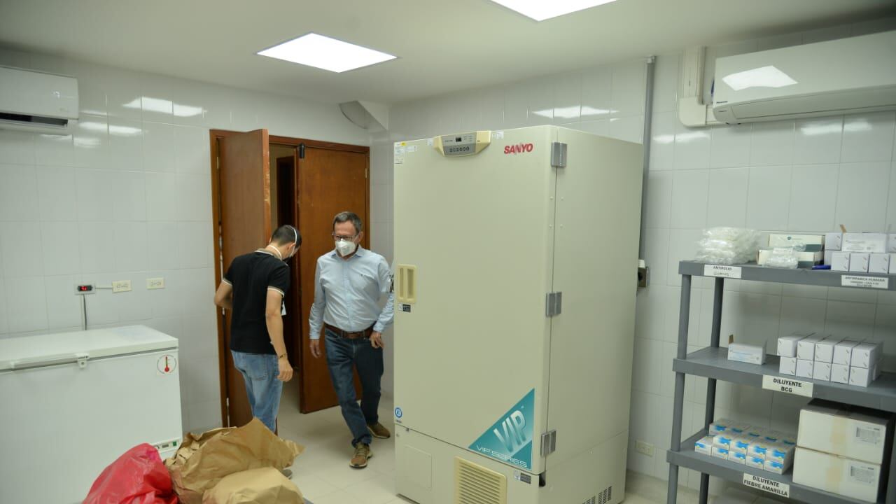 El equipo ya se encuentra en las instalaciones de la Secretaría de Salud. Foto: Cortesía UIS
