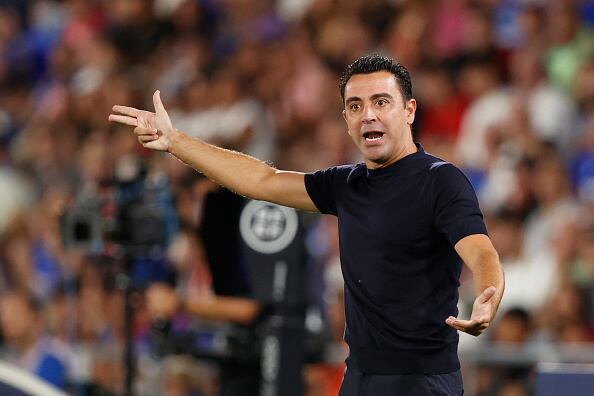 Xavi Hernández, técnico de Barcelona