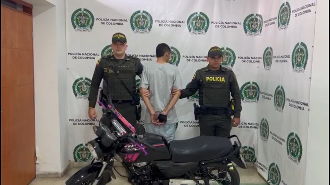 El señalado ladrón fue capturado en el barrio Girardot.