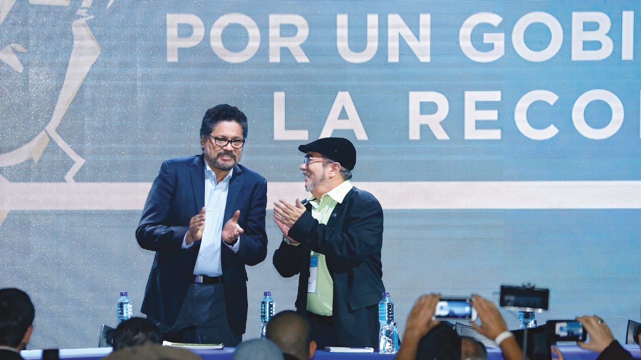 Ivan Marquez, Luciano Marin. Timochenko Timoleon Jimenez.
Foto Guillermo Torres revista Semana
Agosto 27 de 2017