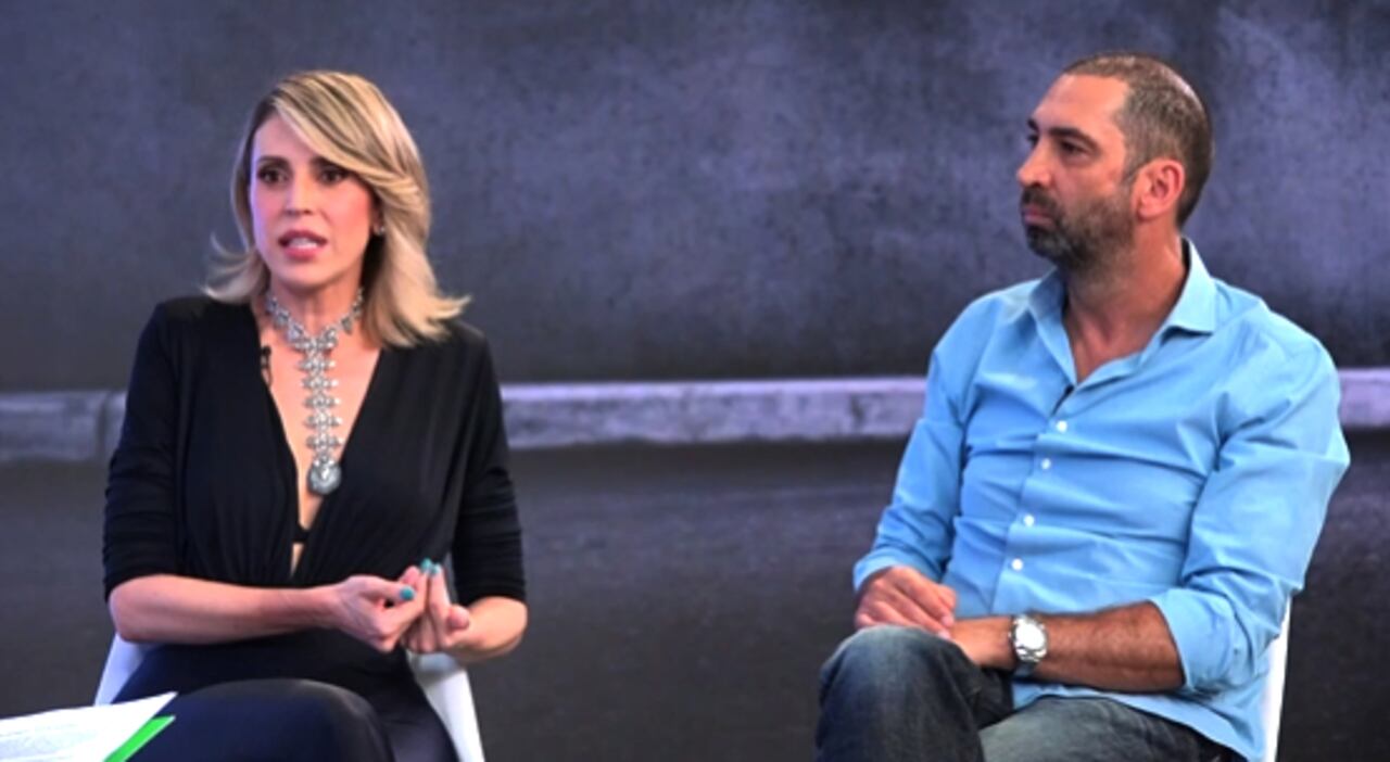 Alejandra Azcárate y su esposo Migue Jaramillo.