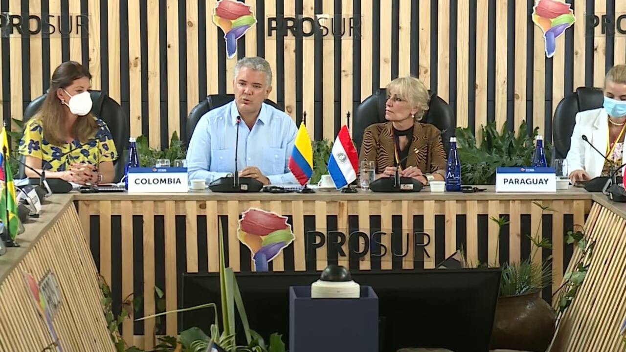 El presidente Iván Duque habló del daño que dejan a su paso los discursos que, según él, buscan una lucha de clases.