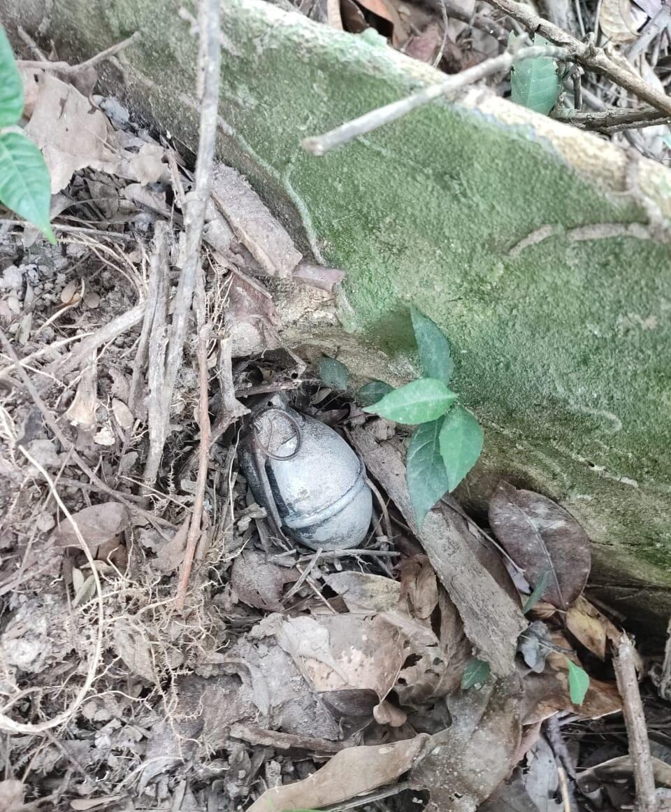 El explosivo estaba ubicado en un camino veredal.