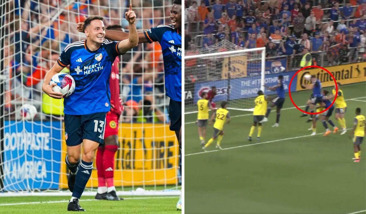 Santiago Arias hizo su debut goleador con el Cincinnati F.C. de la MLS.