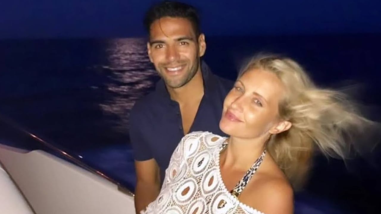 Falcao García y Lorelei Tarón.