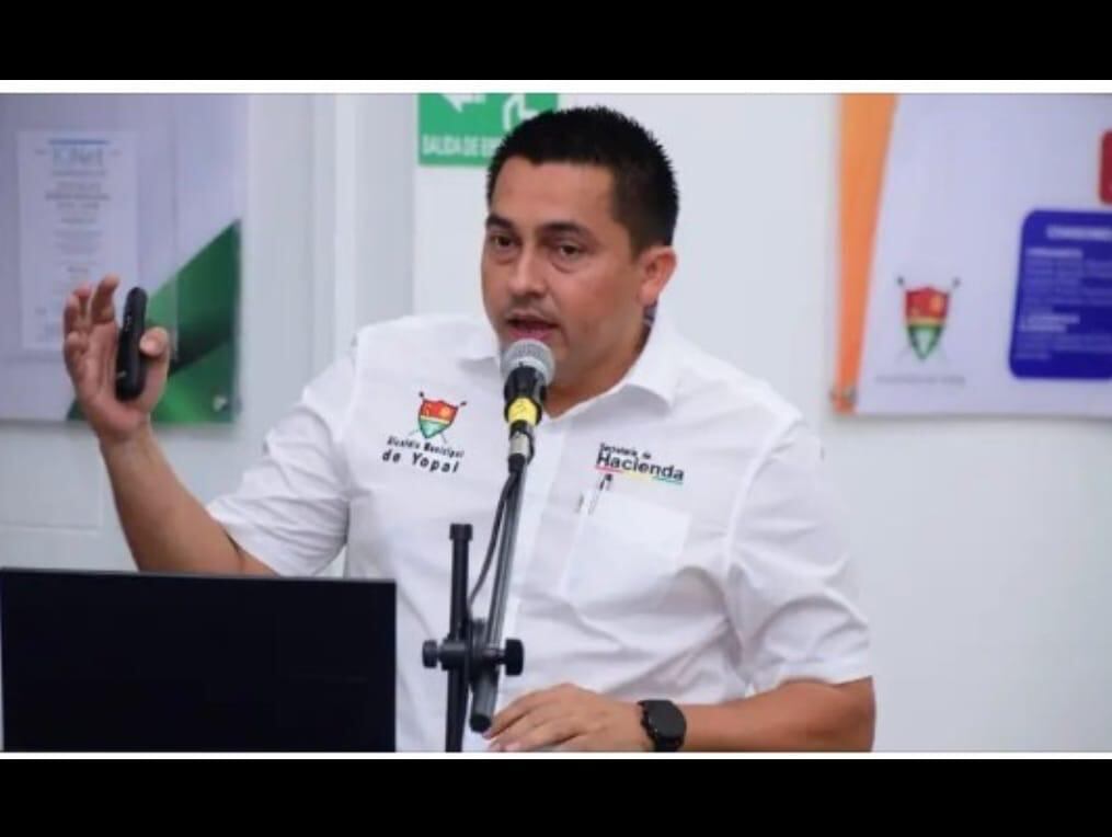 Mauricio Moreno, secretario de Hacienda de Yopal