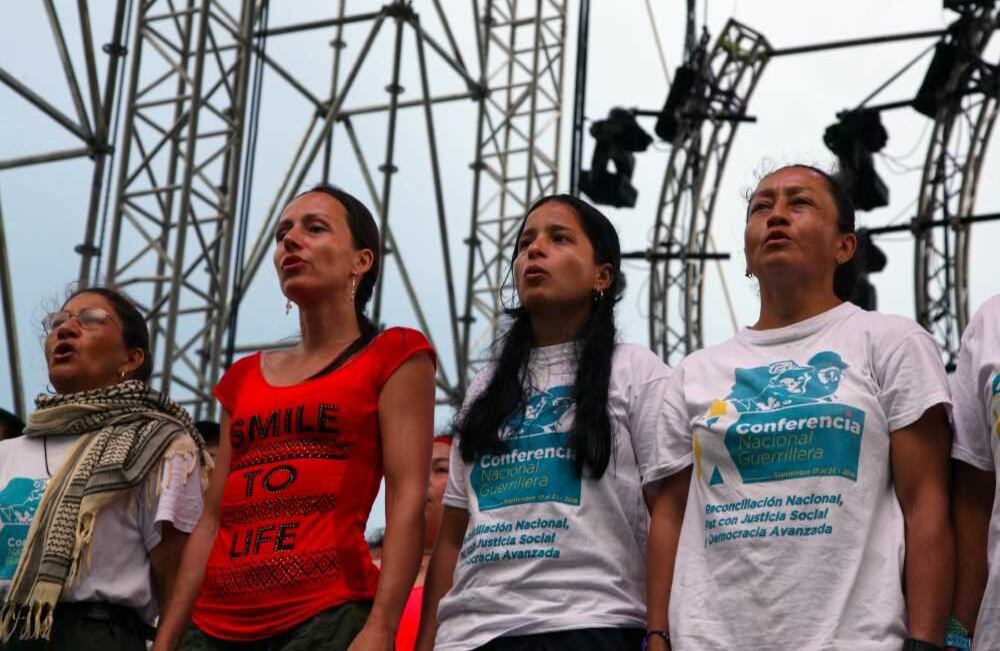 En El Diamante se reunieron por lo menos 600 periodistas, 50 invitados especiales, 200 delegados de los frentes de las Farc y un número indeterminado de guerrilleros de apoyo. Foto: León Darío Peláez / Enviado Especial de Semana