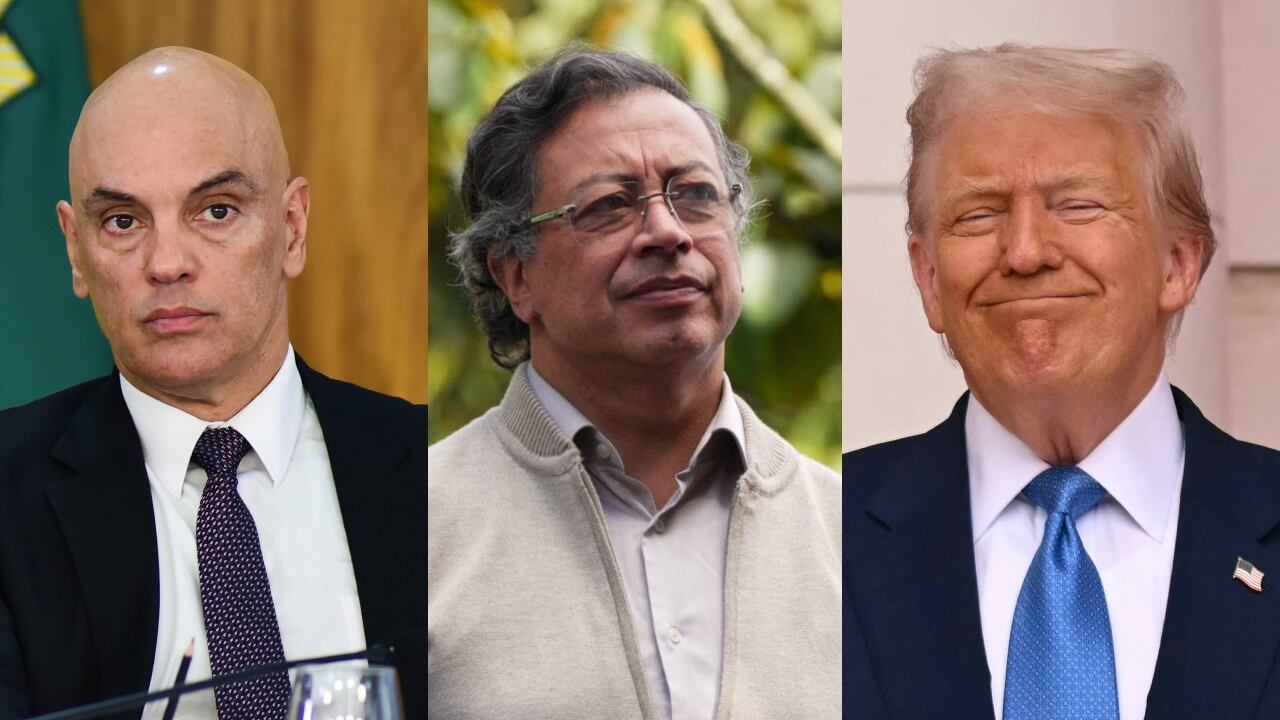 Alexandre de Moraes, Gustavo Petro y Donald Trump
