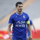 TEHRAN, IRAN - JUNE 21: (BILD ZEITUNG OUT) Voria Ghafouri of Esteghlal looks on during the Persian Gulf Pro League match between Esteghlal and Padideh FC at Azadi Stadium on June 21, 2021 in Tehran, Iran. (Photo by Mohammad Karamali/DeFodi Images via Getty Images)