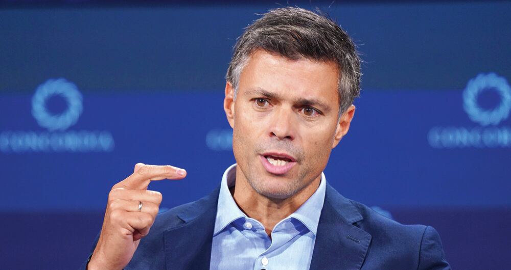Leopoldo López Líder de la oposición venezolana