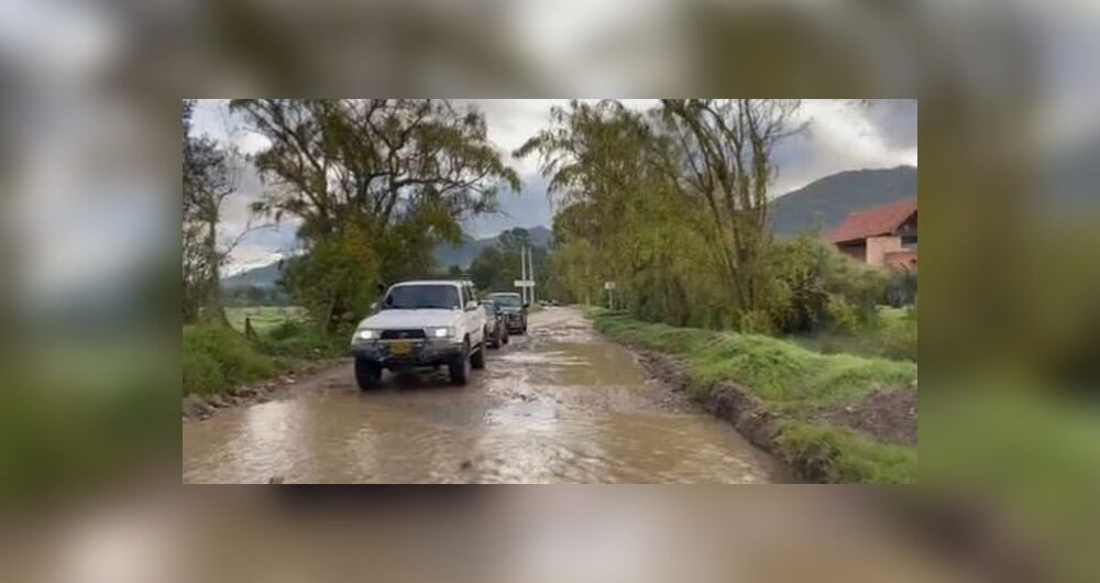 Así es el pésimo estado de la vía El Codito