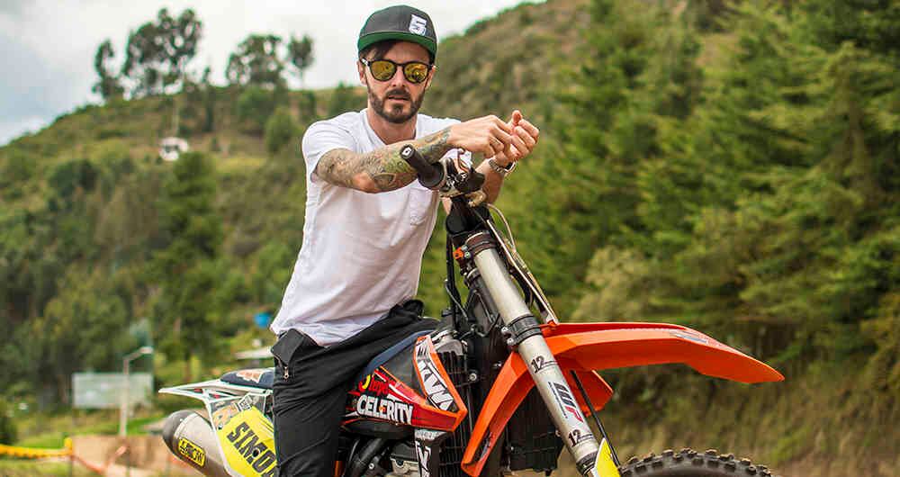 Tatán Mejía y sus lecciones de 'motocross'