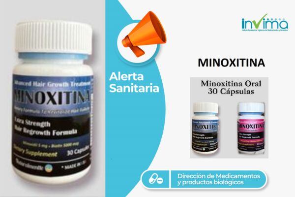 La minoxitina no tiene registro sanitario en Colombia