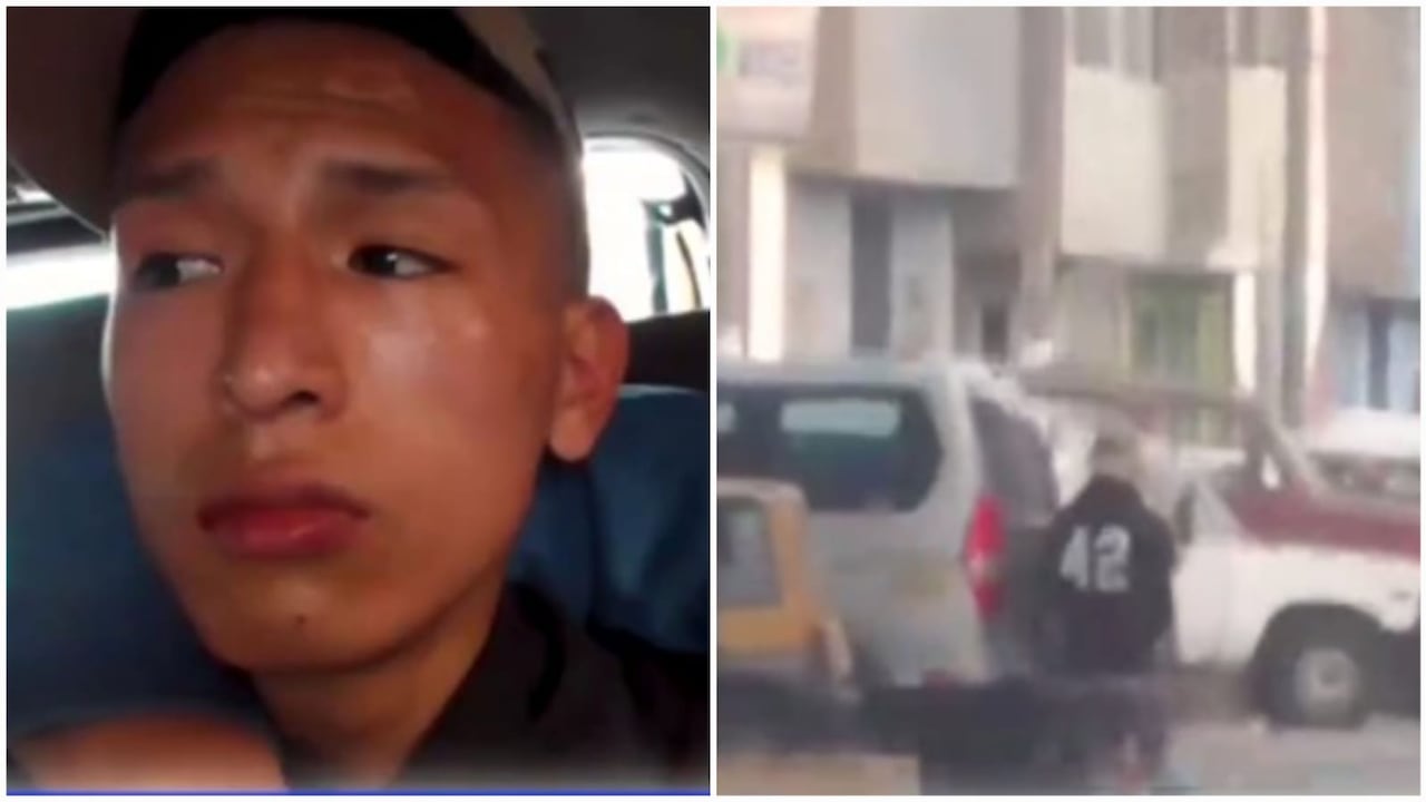 “Ayúdame, por favor. He cometido un delito, señorita” dice el joven peruano tras su detención.