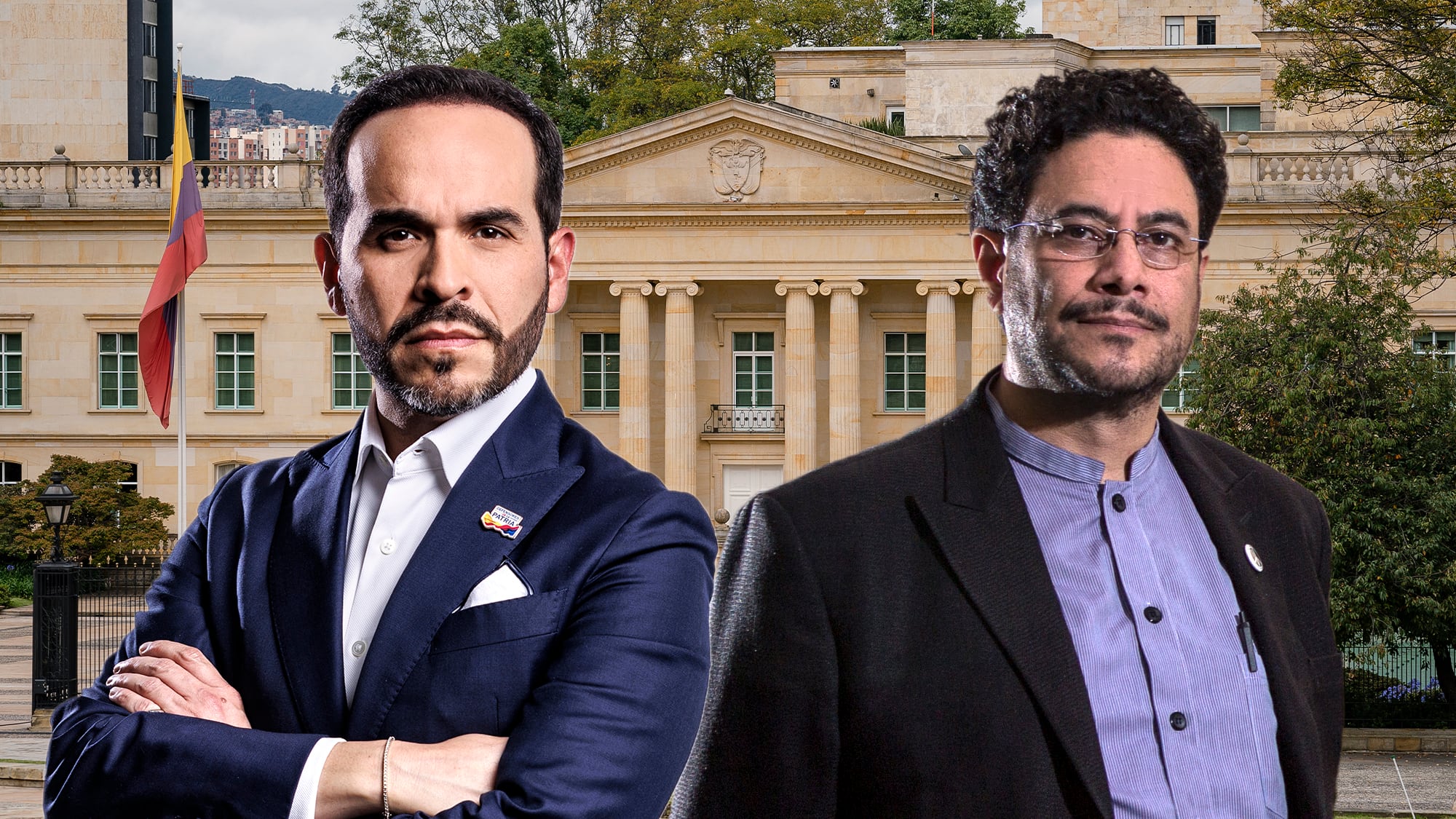 Abelardo de la Espriella e Iván Cepeda