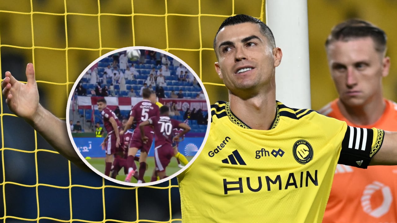 Cristiano Ronaldo marcó ante Al-Faisaly, pero su gol está bajo revisión.